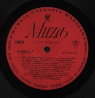 Jarema Stepowski - Szemrane Tango LP Muza XL 0341 Side A