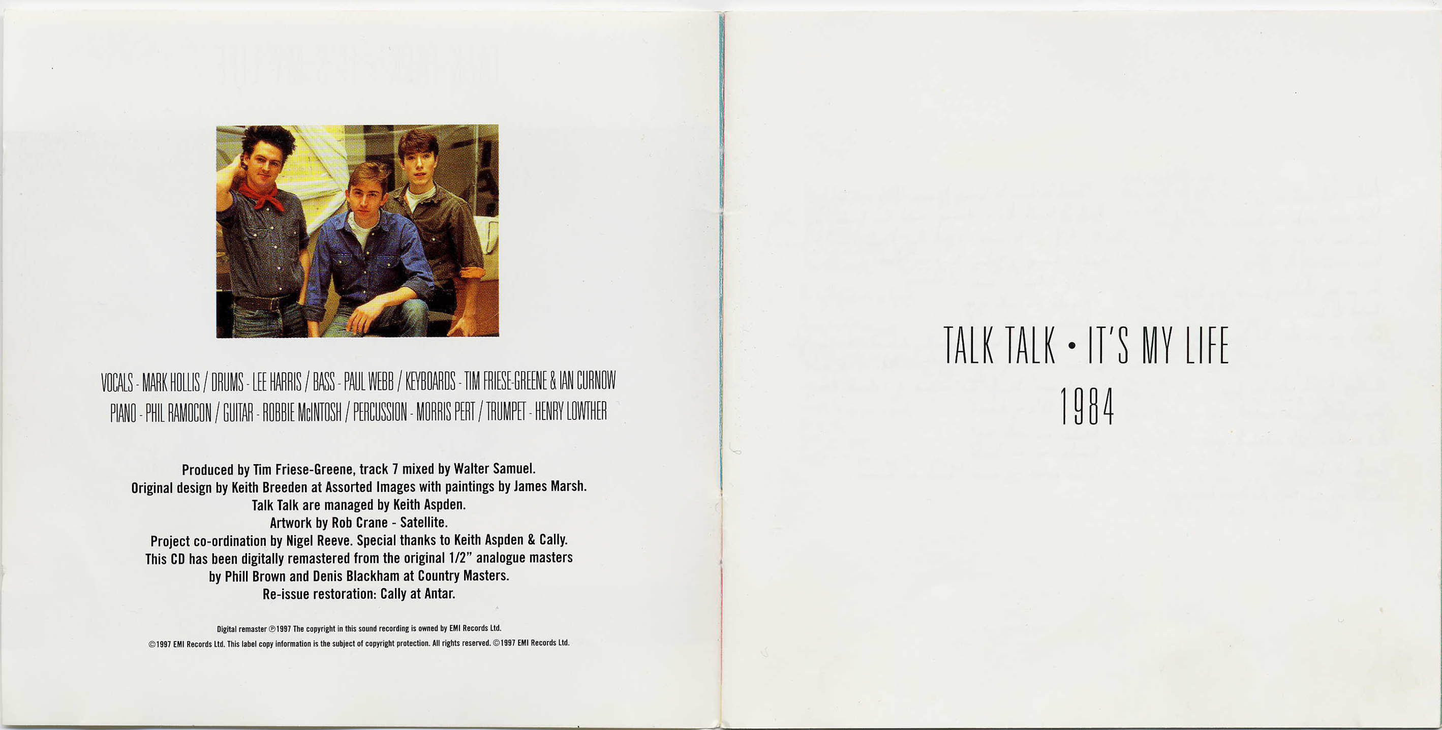Talk Talk - It's my life booklet 2