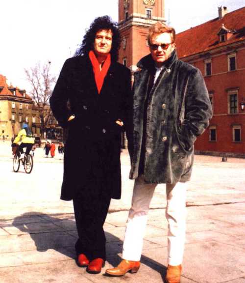 brian may and roger taylor  in poland