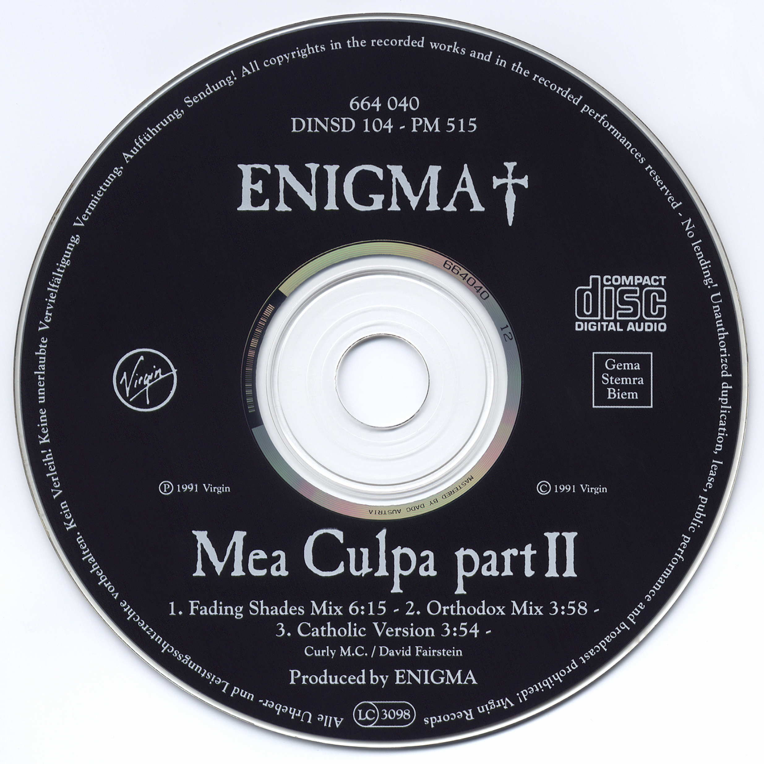 Enigma mea culpa part