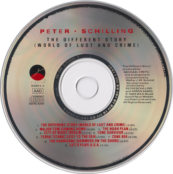 Peter Schilling The Different Story World Of Lust And Crime 19 Synth Pop Germany Produced By Michael Cretu Peter Schilling Is A German Synthpop Musician Whose Songs Often Feature Science Fiction Themes