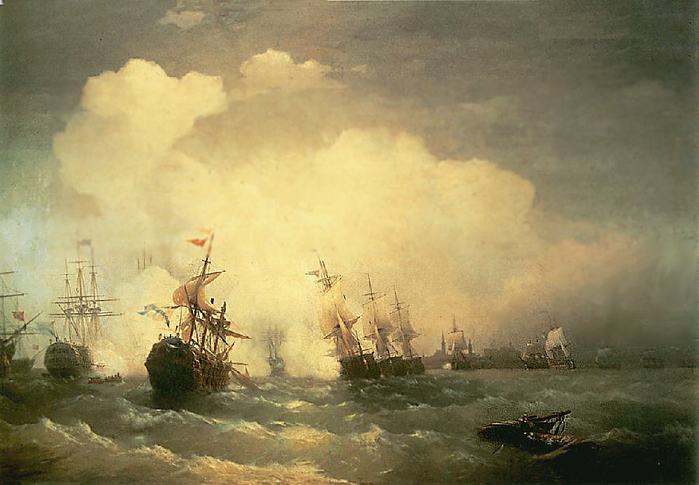 Морское сражение при Ревеле (2 мая 1790). 1846г,