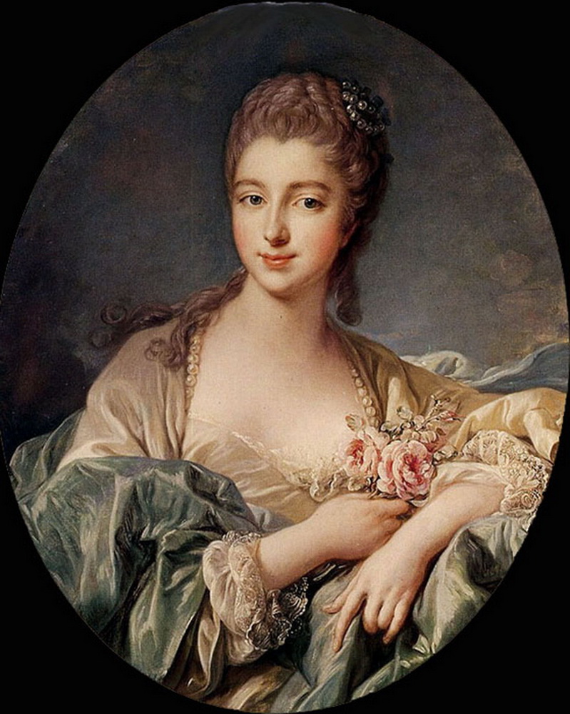 9. Портрет маркизы Помпадур, Ф.Буше.Francois Boucher The Marquise de Pompadour,1755 г.