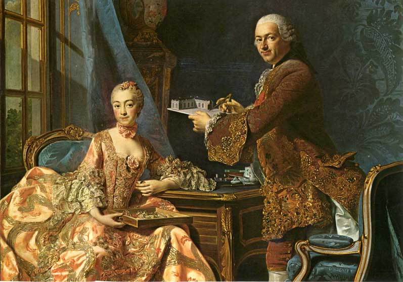 37.Alexander Roslin Portrait of Madame Pompadour.Двадцать лет, до самой своей смерти, Помпадур играла видную роль не только во Франции, которая всецело была в ее руках, но и в Европе.