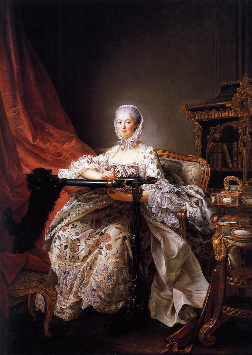 41. Портрет маркизы де Помпадур.François-Hubert Drouais Madame de Pompadour 1764.(National Gallery, London)