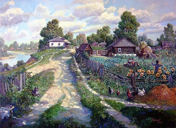 Украинское село.