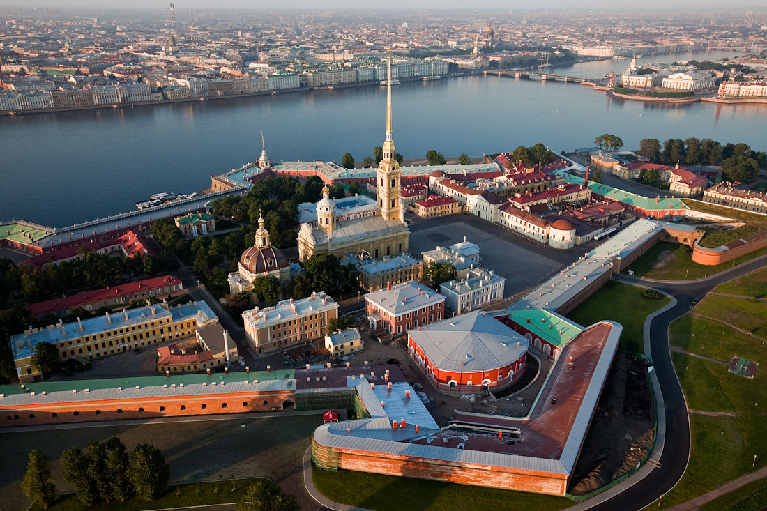 Saints Peter and Paul Cathedral view from above (700x466, 346Kb)