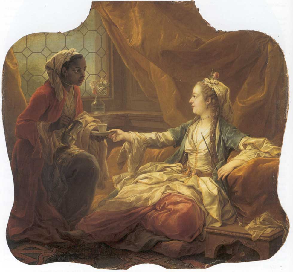4. Carle Van Loo Madame Pompadour as a sultana, 1752.(San Petersburg, The Hermitage Museum)