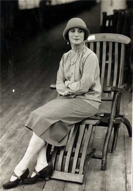 Анна Павлова во время турне в Австралии 1929