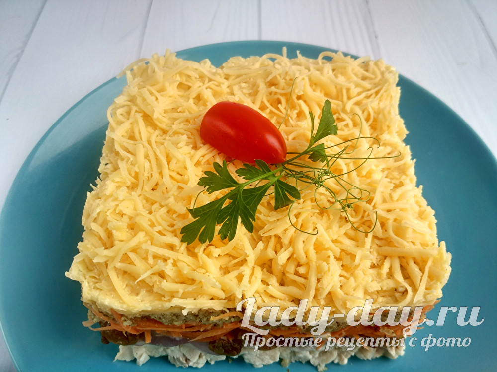 Салат Французская Любовница Пошаговый Рецепт С Фото