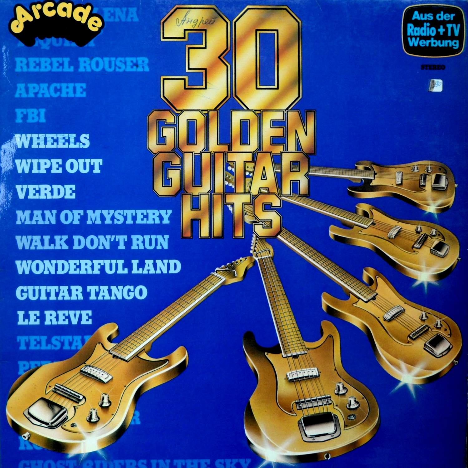 30 золотая коллекция. Золотая гитара. Обложка диска гитара. Guitar Hits том 1. Пластинка super Golden Hits.