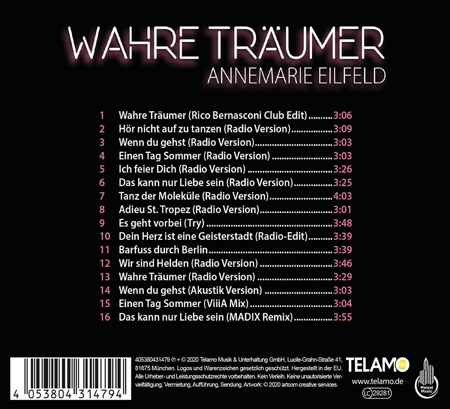 Annemarie Eilfeld - Wahre Träumer (2020)