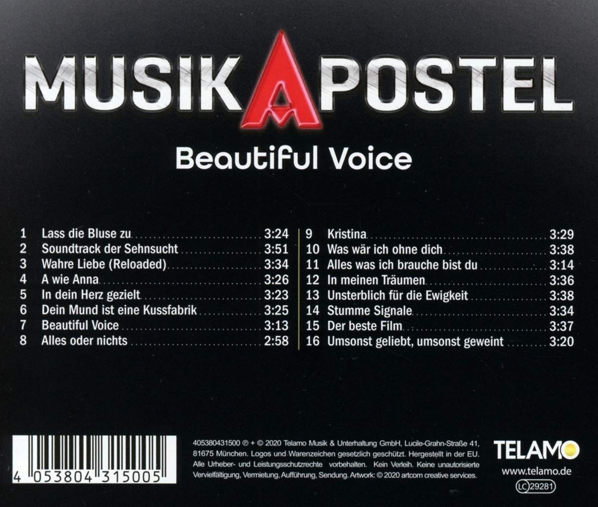 MusikApostel - Beautiful Voice (...sagte sie zu mir) (2020)