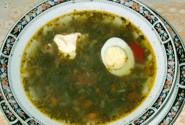 щавелевый суп