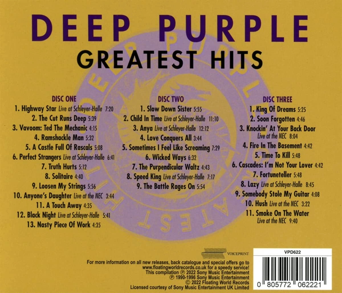 Дип перпл хиты слушать. Deep Purple 2022 - Gold Greatest Hits (Box Set 3cd)обложка. 2022 - Gold Greatest Hits (Box Set 3cd). Deep Purple - Greatest Hits (2022). Deep Purple 2022.