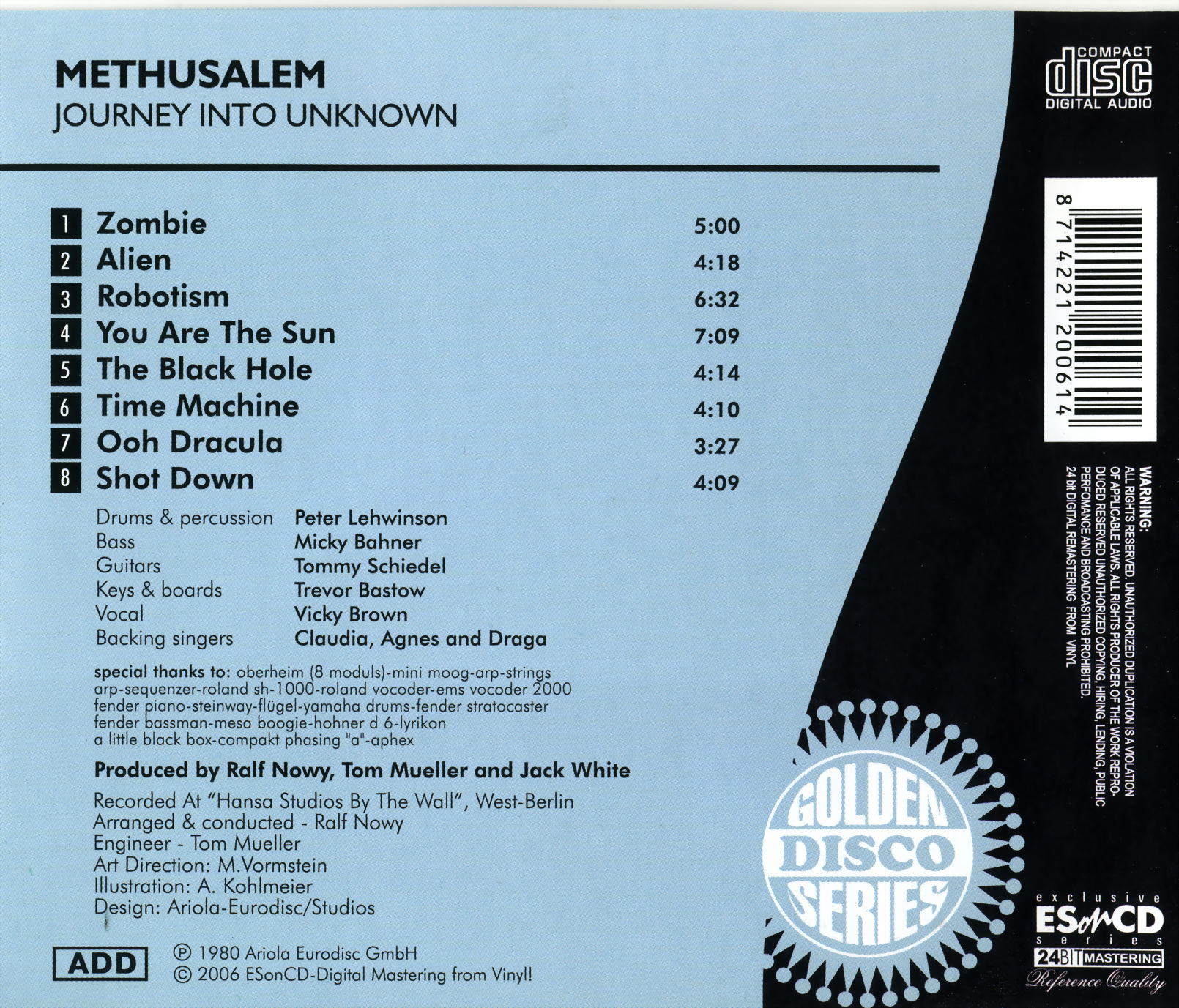 Methusalem / Journey Into The Unknown - 洋楽