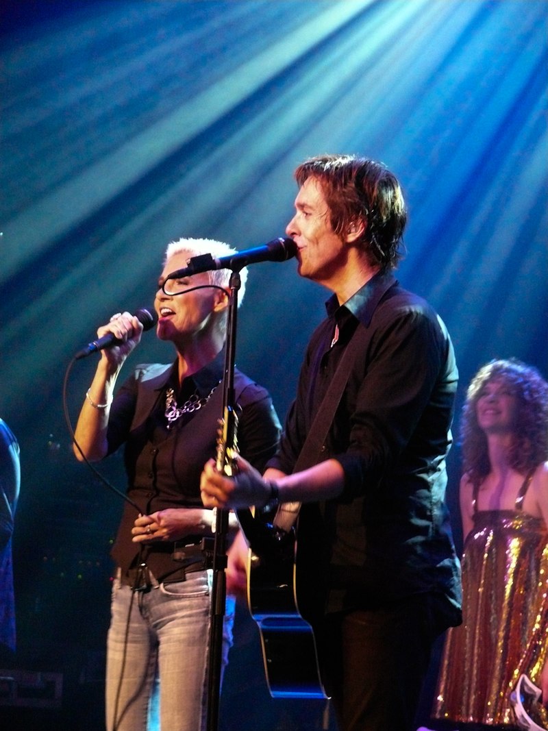 Roxette on stage in Amsterdam 2012