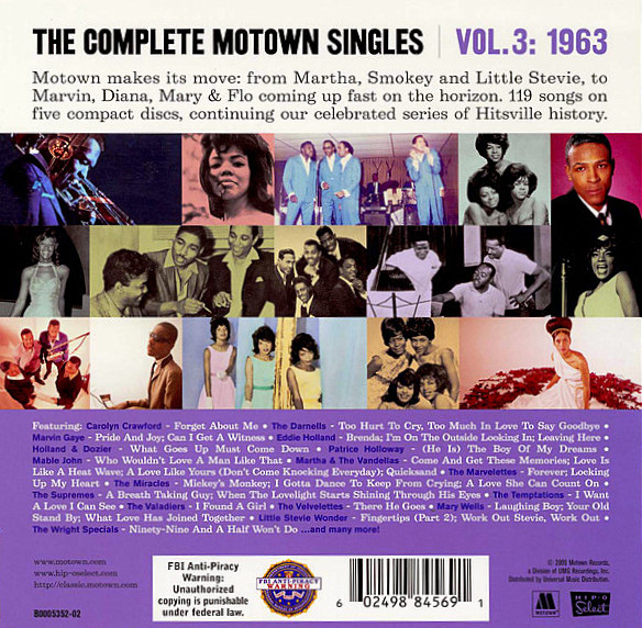 未開封　complete motown singles vol3 1963 The Complete Motown Singles Vol. 3 (1963) Disc 11