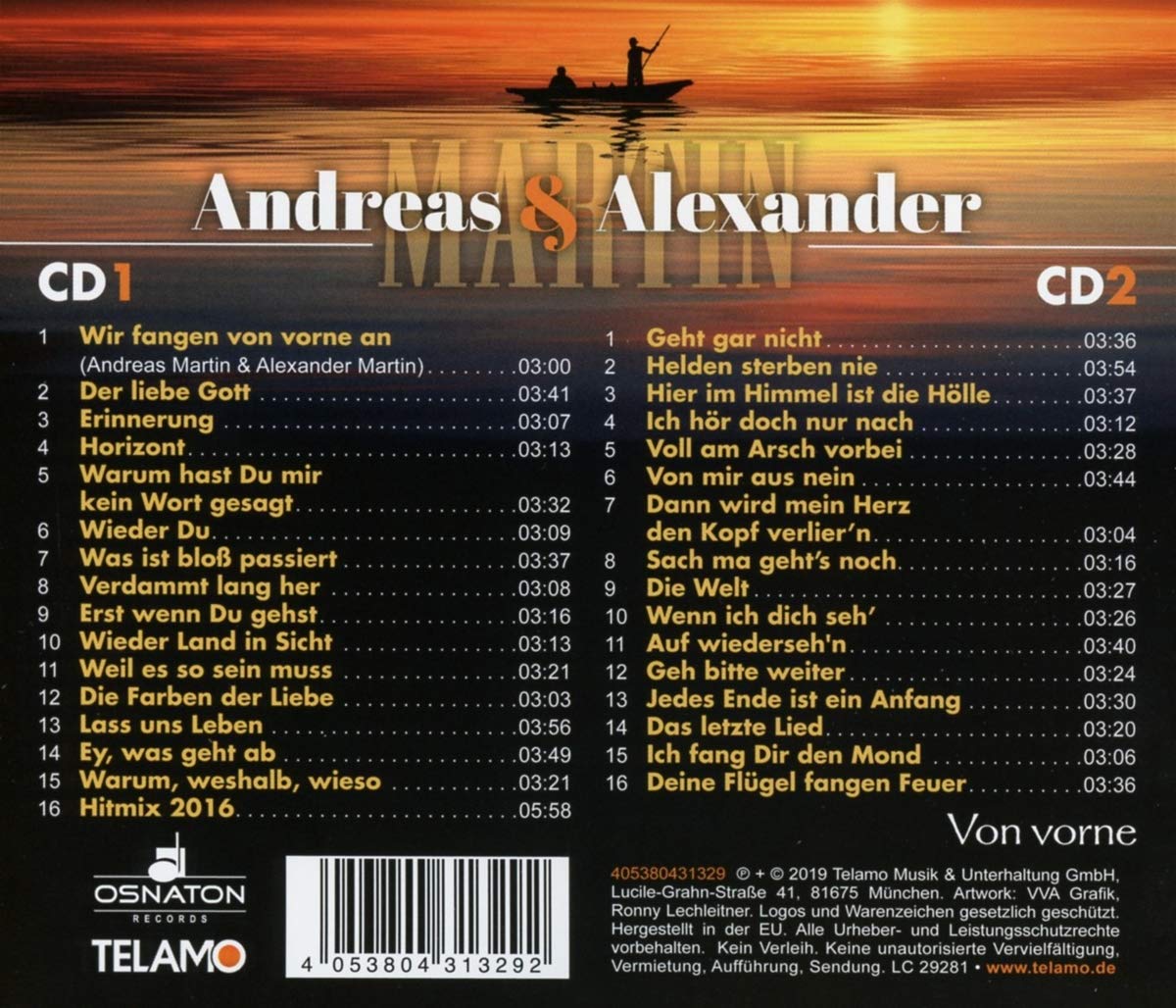 Andreas & Alexander Martin - Von vorne (2019)