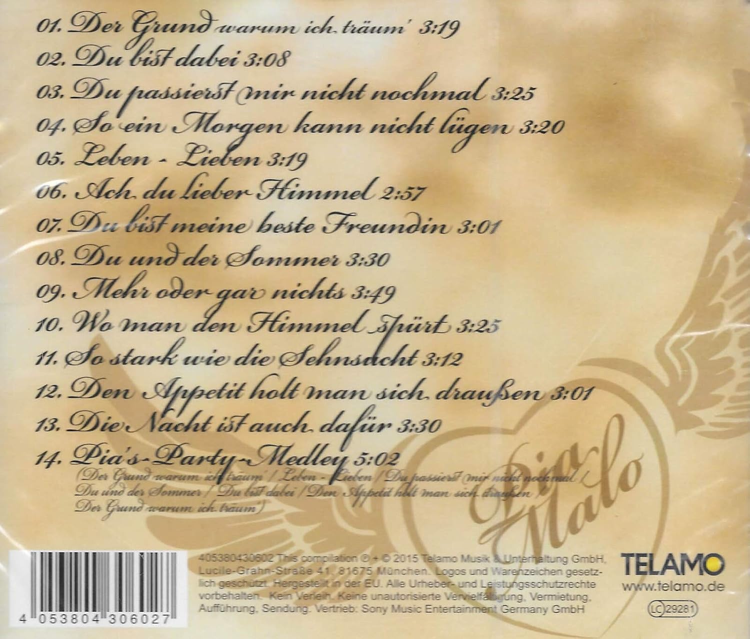 Pia Malo - Leben-Lieben (2015)