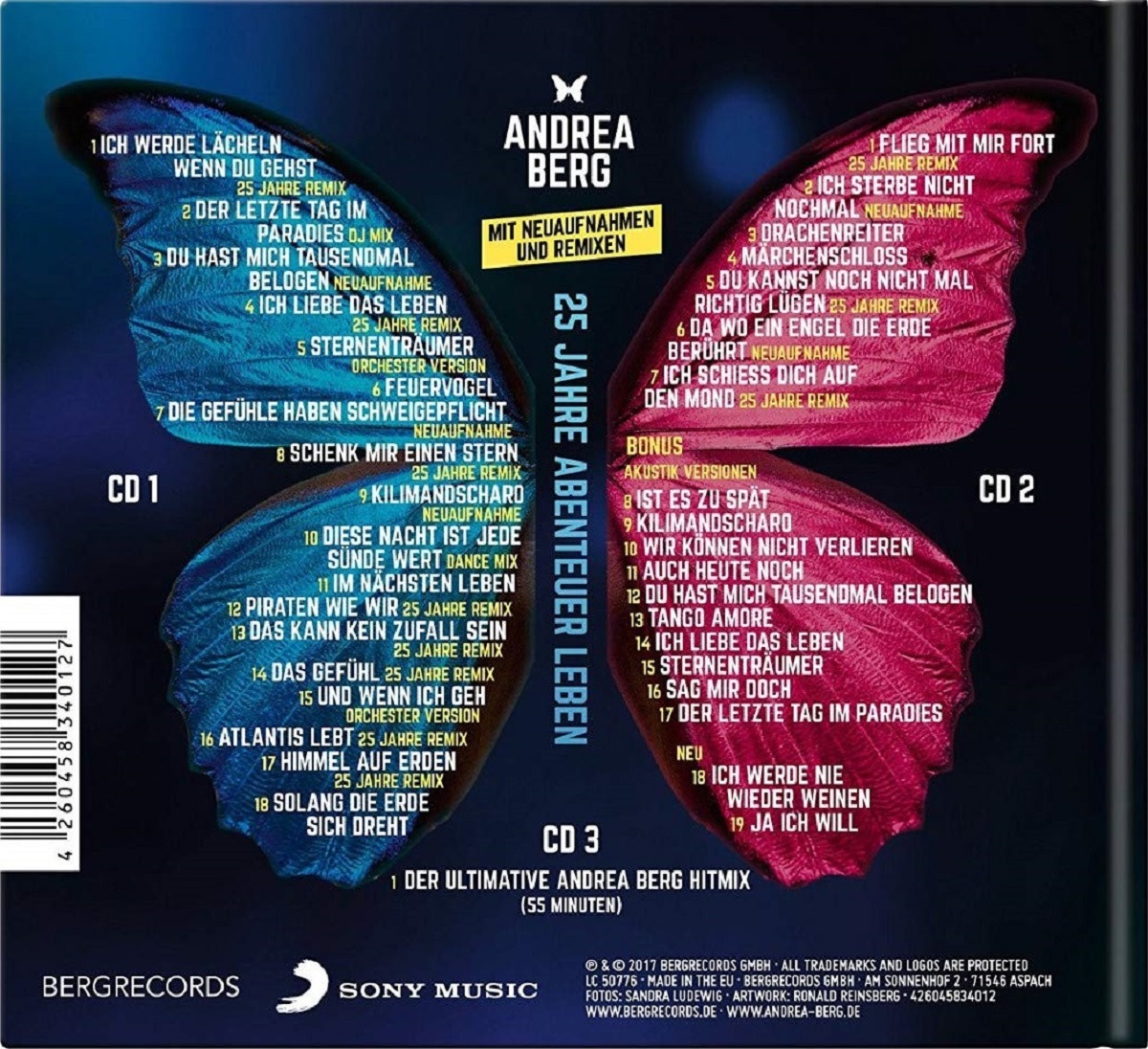 Andrea Berg - 25 Jahre Abenteuer Leben (Premium Edition) (2017) 