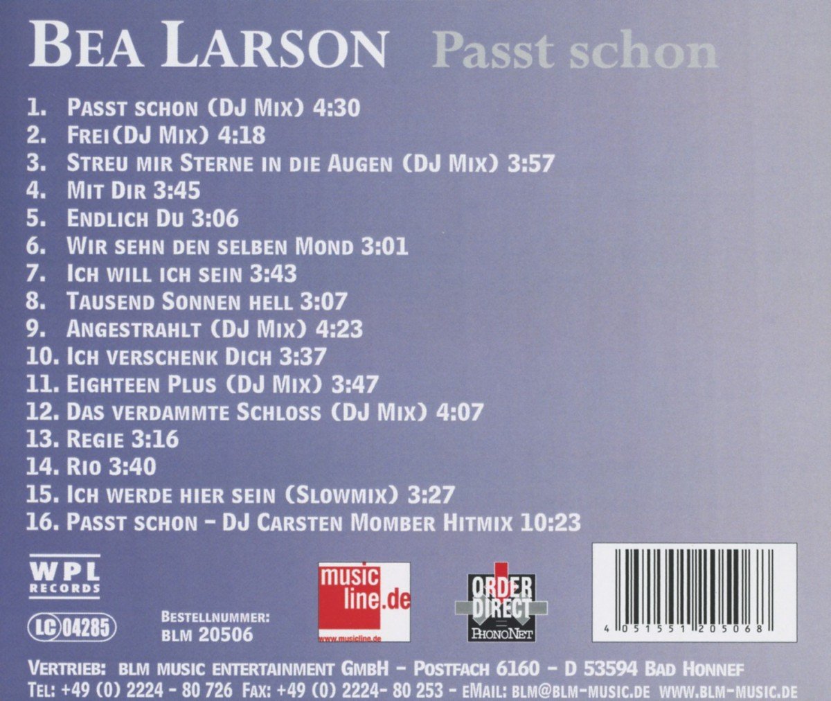 Bea Larson - Passt schon (2013)