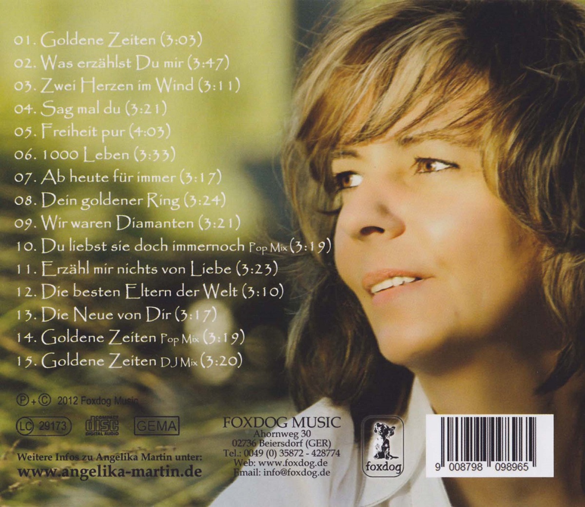 Angelika Martin - Goldene Zeiten (2012)