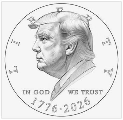 монета Трамп