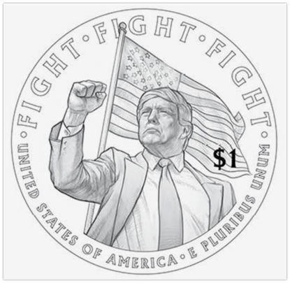 монета Трамп