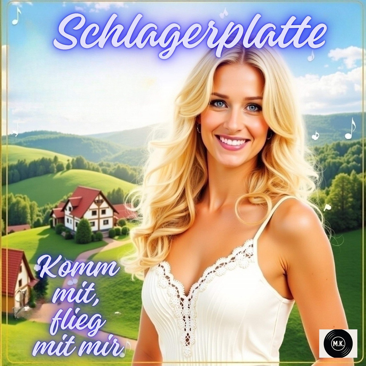 Schlagerplatte - Komm mit flieg mit mir 