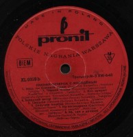 Popoludnie z mlodoscia 1966 LP Pronit XL 0319 Side B
