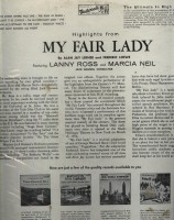 My Fair Lady - Jack Hansen Orchestra featuring Lanny Ross and Marcia Neil back
