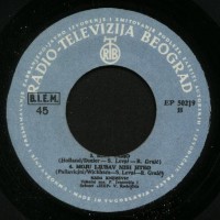 Nada Knezevic Crn Je Dan Bez Muzike 1967 EP RTB 50219 Side B