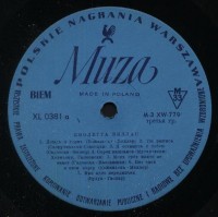 Violetta Villas Dla ciebie mily 1966 LP MUZA Polskie Nagrania XL 0381 Side A
