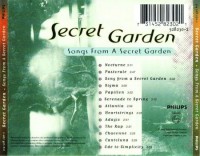 Songs from a Secret Garden - back