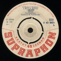 The Cardinals 1969 EP Supraphon 0 43 0651 A