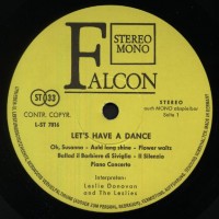 Leslie Donovan and The Leslies (Das GroBe Falcon-Tanzorchester) - Let\'s Have A Dance LP L-ST 7016 Seite 1