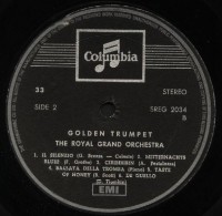 The Royal Grand Orchestra - Golden Trumpet LP Columbia SREG 2034 Side 2