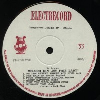 Jack First Orchestra  -  Dansati cu My fair Lady LP 1971 Electrecord ST-EDE 0700 Side 1
