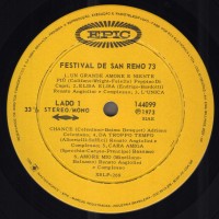 Festival de San Remo 1973 (1973) - LP Side 1