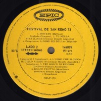 Festival de San Remo 1973 (1973) - LP Side 2