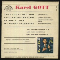 Karel Gott sings 1964 EP SUPRAPHON SUK 33578 back