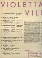 Violetta Villas Dla ciebie mily 1966 LP MUZA Polskie Nagrania XL 0381 back