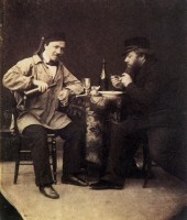 1850-1860-a.-le-blondel-buveurs-de-vin-epreuve-sur-papier-sale
