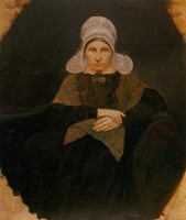 1850-1860-anonyme-portrait-dune-vieille-femme-peinte-a-la-main