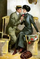 dd0c7791a38bfd70bdbf9a3b8f020ea1--couple-illustration-romance-vintage