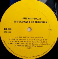 side-1-1970-joe-chapman-his-orchestra---just-hits-vol.ii