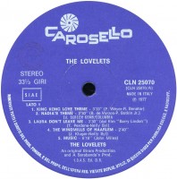 lato-1-1977---the-lovelets-–-music,-cln-25070,-lp,-italy