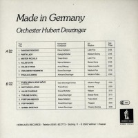 back-1992--orchester-hubert-deuringer---made-in-germany,-germany