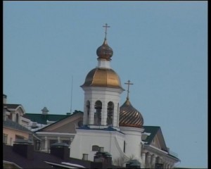 Оренбург Крупный план церкви.
